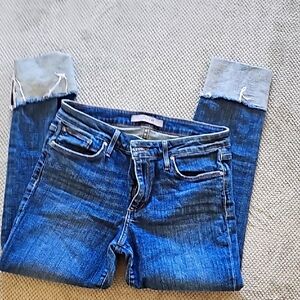 Joe's Cropped Cuffed Skinny Women's Blue Jeans 29